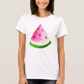 Summer Watercolor Watermelon T-Shirt (Vorderseite)