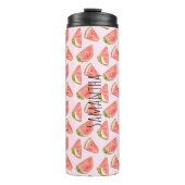 Summer Watercolor Watermelon Thermosbecher (Vorderseite)