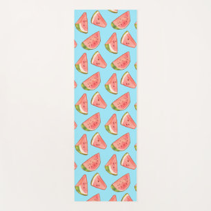 Summer Watercolor Watermelon Yogamatte