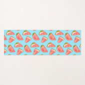 Summer Watercolor Watermelon Yogamatte (Vorderseite (Horizontal))