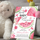 Summer Watermelon 'A Sweet Baby' Girl Baby Dusche Einladung