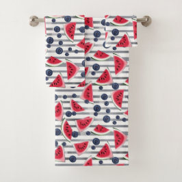 Summer Watermelon Badhandtuch Set