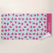 Summer Watermelon Beach for Kids Strandtuch (Vorderseite)