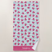 Summer Watermelon Beach for Kids Strandtuch (Vorderseite)