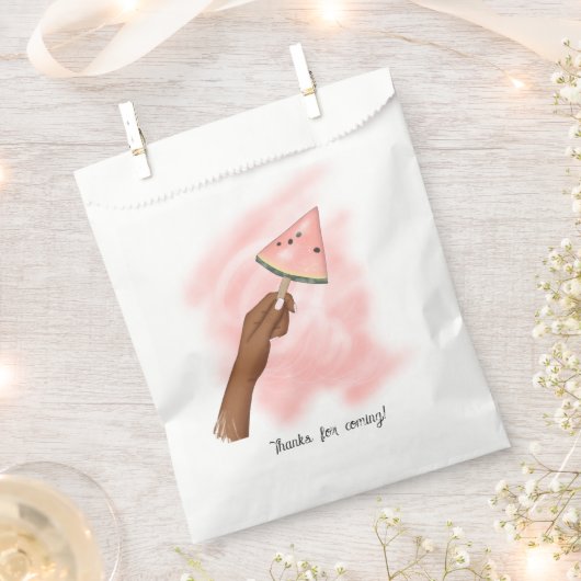 Summer Watermelon Beach Party Geschenktütchen (Ausgeschnitten)
