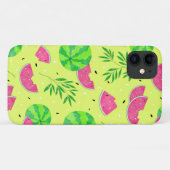 Summer Watermelon Branchen Helles tropisches Muste Case-Mate iPhone Hülle (Rückseite (Horizontal))