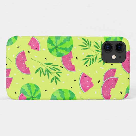 Summer Watermelon Branchen Helles tropisches Muste Case-Mate iPhone Hülle (Rückseite (Horizontal))