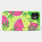 Summer Watermelon Branches Seeds Bright Tropical Case-Mate iPhone Hülle (Rückseite (Horizontal))