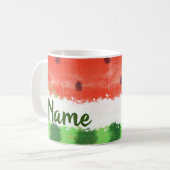 Summer Watermelon Design Coffee Tasse Cup (Vorderseite Links)
