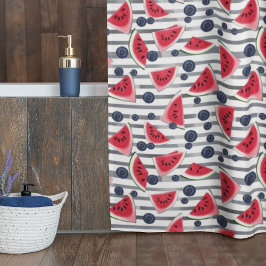 Summer Watermelon Duschvorhang