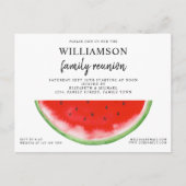 Summer Watermelon Family Wiedersehen Einladung Pos (Vorderseite)