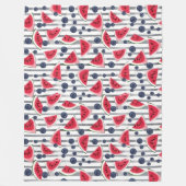 Summer Watermelon Fleecedecke (Vorderseite)