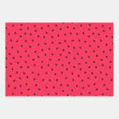 Summer Watermelon Fruchtwrapping Paper Set 3 Geschenkpapier Set (Vorderseite 2)