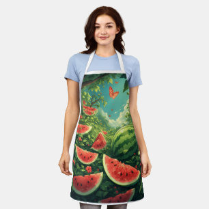 Summer Watermelon Garden - Farbenfrohe Schürze