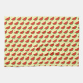 Summer Watermelon Gelbe Küche Handtuch (Horizontal)