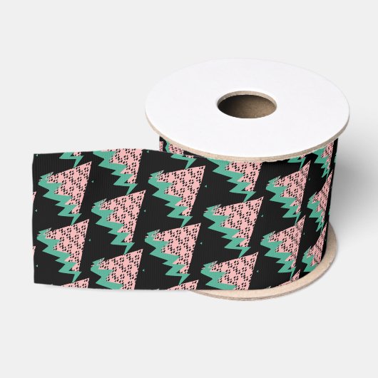 Summer Watermelon Geometrische Formen Frucht Ripsband (Spule)