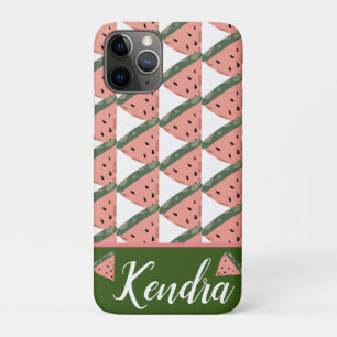 Summer Watermelon Illustration Muster Monogramm Case-Mate iPhone Hülle