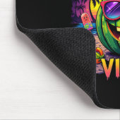 Summer Watermelon Jack-o-lantern Summerween Vibes Mousepad (Ecke)