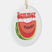 Summer Watermelon Keramik Ornament (Rechts)