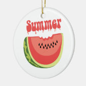 Summer Watermelon Keramik Ornament (Links)