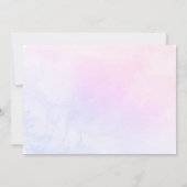 Summer Watermelon Niedlich Girl Baby Dusche Einladung (Rückseite)