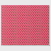 Summer Watermelon on Pink Pattern Geschenkpapier (Flach)