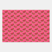 Summer Watermelon on Pink Pattern Geschenkpapier Set (Vorderseite 3)