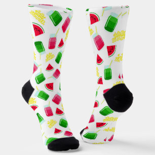 Summer Watermelon Pattern Socks Socken