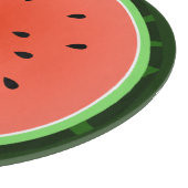 Summer Watermelon Slice Round Glass Cutting Board Schneidebrett (Ecke)