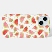 Summer Watermelon Slices & Gold Herzdesign Case-Mate iPhone Hülle (Rückseite (Horizontal))