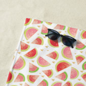 Summer Watermelon Slices & Gold Herzdesign Strandtuch (Beispiel)