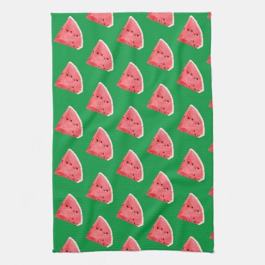 Summer Watermelon Slices Pattern Geschirrtuch (Vertikal)