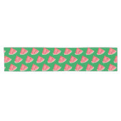 Summer Watermelon Slices Pattern Kurzer Tischläufer (Horizontal)
