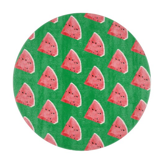 Summer Watermelon Slices Pattern Schneidebrett (Vorderseite)