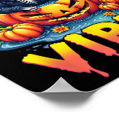 Summer Watermelon Summerween Vibes Skeleton Jack-o Poster (Ecke)