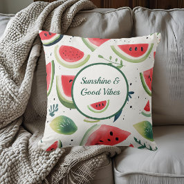 Summer Watermelon Throw Kissen
