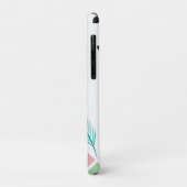Summer Watermelon Tropical Leaf and Seeds Case-Mate iPhone Hülle (Hinten/Links)