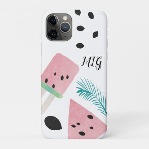 Summer Watermelon Tropical Leaf and Seeds Case-Mate iPhone Hülle