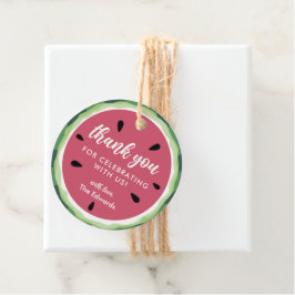 Summer Watermelon Vielen Dank Baby Dusche Geschenkanhänger