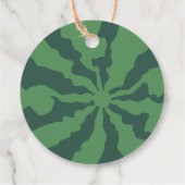 Summer Watermelon Vielen Dank Baby Dusche Geschenkanhänger (Rückseite)