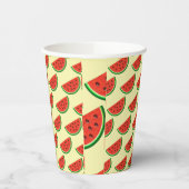 Summer Watermelon Yellow Party Paper Cups Pappbecher (Links)