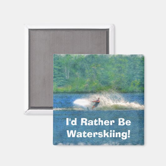 Summer Waterskier und Lake Magnet (Vorderseite/Rückseite)