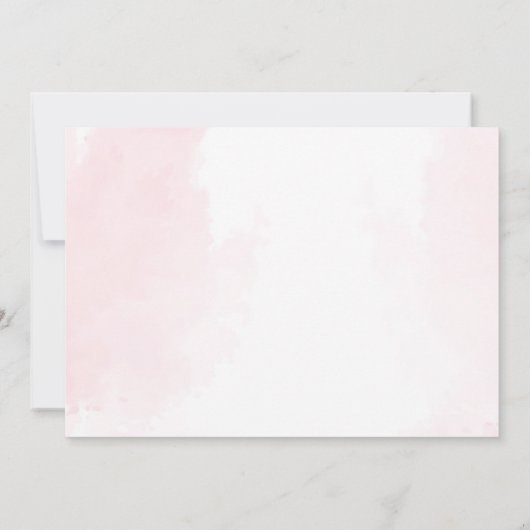 Summer Waterslide Girl Birthday Party Photo Dankeskarte (Rückseite)