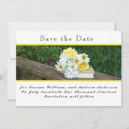 Summer Wedding Flat Save the Date Card