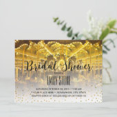 Summer Wedding Merry Go Runde Modernes Brautparty Einladung (Stehend Vorderseite)