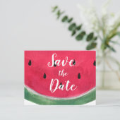 Summer Wedding Save the Date Postcards Ankündigungspostkarte (Stehend Vorderseite)