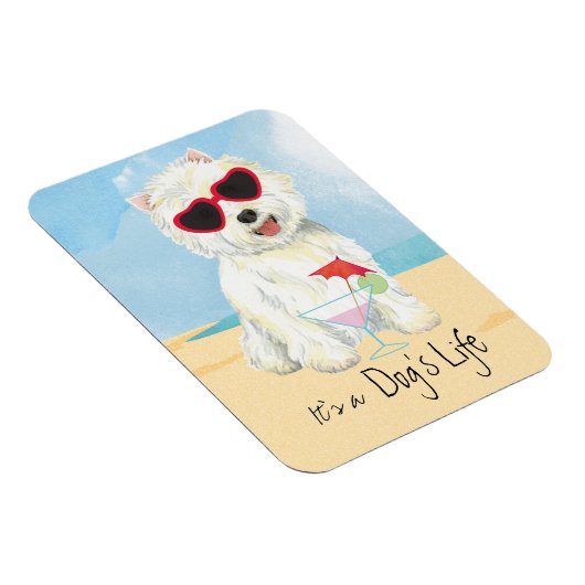 Summer Westie Magnet (Rechte Seite)