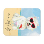 Summer Westie Magnet (Horizontal)