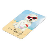 Summer Westie Magnet (Linke Seite)