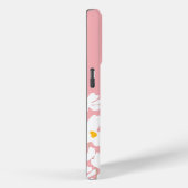 Summer White Cosmos Blume Individuelle Name Case-Mate iPhone Hülle (Rückseite / Rechts)